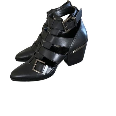 MICHAEL Michael Kors Griffin Cutout Leather Booties